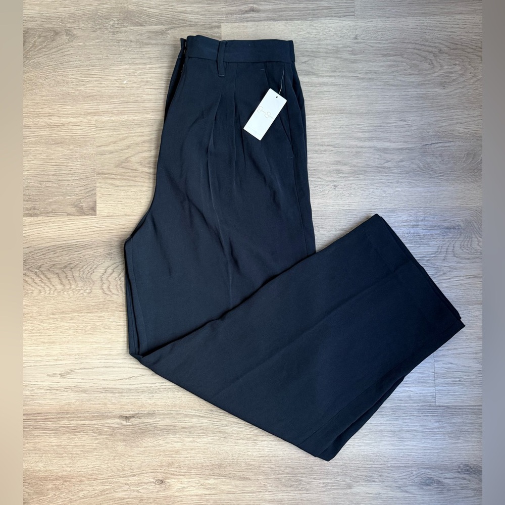 *NWT* Jessica Simpson Women’s Rey Wide Leg High Rise Pants Navy Size 12